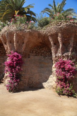 Park guell tarafından antoni gaudi, Barselona, İspanya