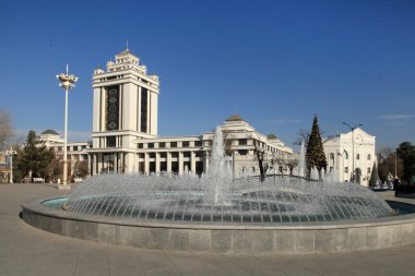 Noel ağacı Türkmenistan park, Ashgabad, başkenti.