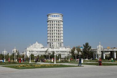 Aşgabat, Türkmenistan - 11 Ekim 2014: Enerji Bakanlığı.