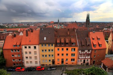 Panoramik cityscape Nürnberg, Bayern, Germany