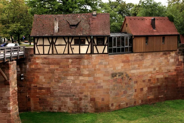 Nuremberg, Alemania, vista desde las murallas del castillo —  Fotos de Stock