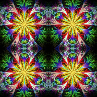 Fraktal tasarım güzel desen. Koleksiyon - ayaz desen