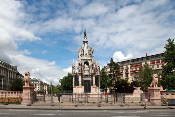 Brunswick Monumento e Mausoléu em Genebra, Suíça, Suíça — Fotografia de Stock