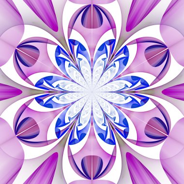 muhteşem simetrik desen yaprak. oluşturulan bilgisayar g