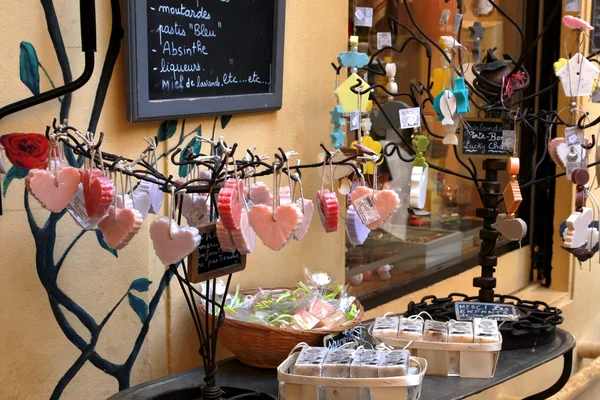 GRASSE, FRANCE - JULY 5: Homemade multi colored soap and another — Stock Photo, Image