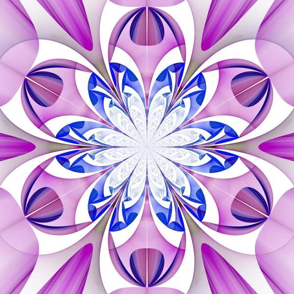 Fabulous symmetrical pattern of the leaves. Computer generated g — Stock Photo, Image