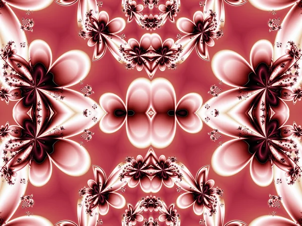 Patrón de flores en diseño fractal. Obras de arte para el diseño creativo, un —  Fotos de Stock