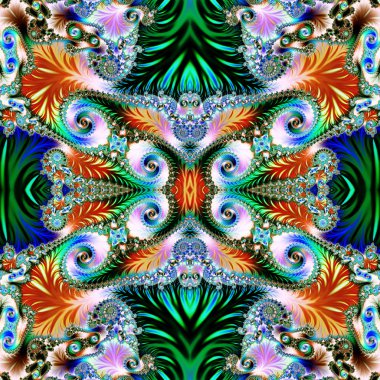 Spiral desenli çok renkli arka plan. Yaratıcı sanat