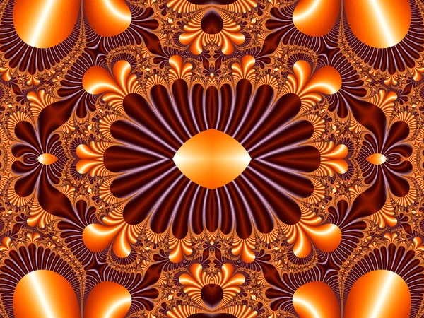 Fabulous symmetrical pattern for background. Artwork for creativ — Stock Photo, Image