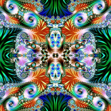 Spiral desenli çok renkli arka plan. Yaratıcı sanat