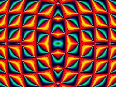 Simetrik fraktal desen. Koleksiyon - hücreleri. Cre için resimler