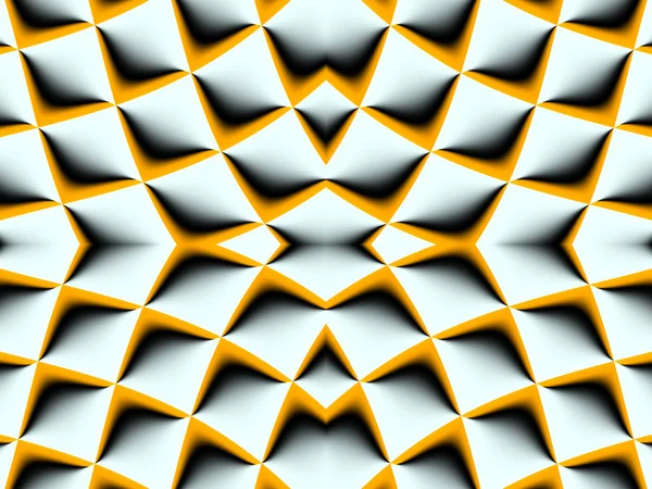 Patrón fractal simétrico. Colección - celdas. Obra de arte para cre —  Fotos de Stock