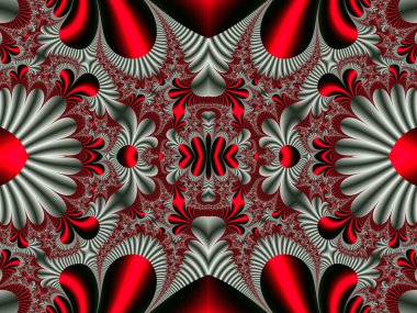 Muhteşem simetrik desen arka plan için. Koleksiyon - Magica