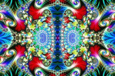 Spiral desenli çok renkli arka plan. Koleksiyon - Orient