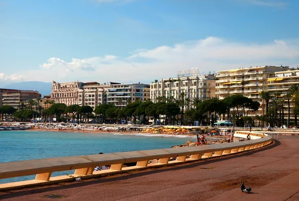 CANNES, FRANCE -  JULY 5, 2014. Cannes bay in alpes maritimes fr — Stock Photo, Image