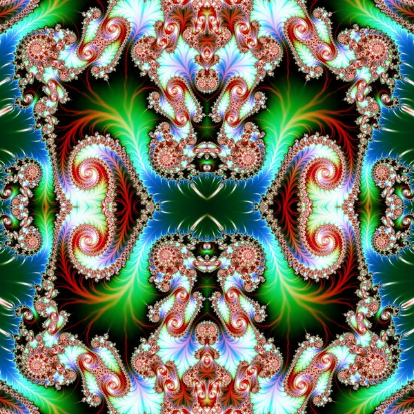 Tło wielobarwny wzór spirali. Kolekcja - Orient — Zdjęcie stockowe