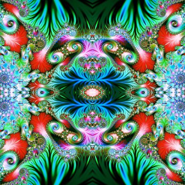 Spiral desenli çok renkli arka plan. Koleksiyon - oryantal hikayeleri. Yaratıcı tasarım, sanat ve eğlence için resimler.