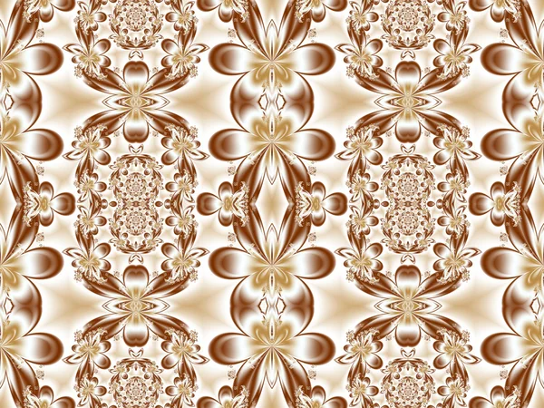 프랙탈 디자인에 꽃 패턴입니다. 크리에이 티브 디자인에 대 한 아트 워크를 — 스톡 사진
