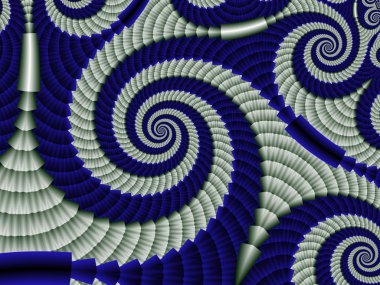 Spiral Textured Background. Gray and red palette. Computer gener