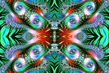 Spiral desenli çok renkli arka plan. Koleksiyon - Orient