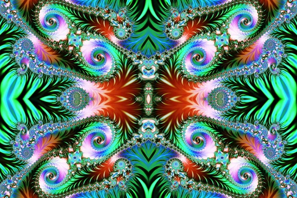 Spiral desenli çok renkli arka plan. Koleksiyon - Orient