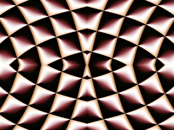 Patrón fractal simétrico. Colección - celdas. Obra de arte para cre —  Fotos de Stock