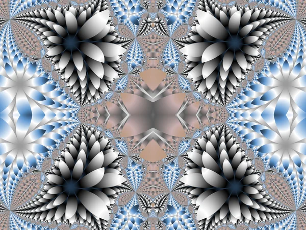 멋진 패턴 배경입니다. 컬렉션-마법의 꽃잎입니다. Ar — 스톡 사진