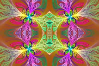 Fütüristik arka planda ch konsept. Oluşturulan bilgisayar grafiği