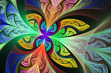 Fütüristik arka planda ch konsept. Oluşturulan bilgisayar grafiği