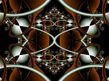 Fütüristik arka planda ch konsept. Oluşturulan bilgisayar grafiği