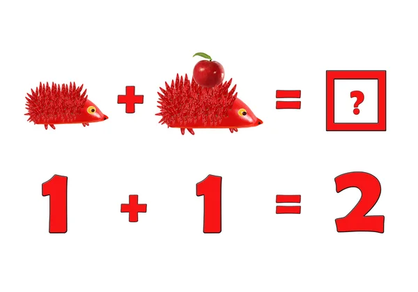 幼児の教育の数学の例 — ストック写真