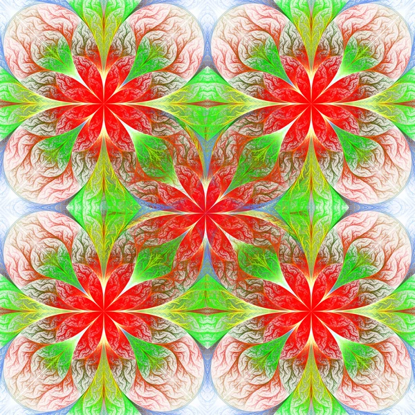 Hermoso patrón fractal flor. Gráficos generados por computadora. A —  Fotos de Stock