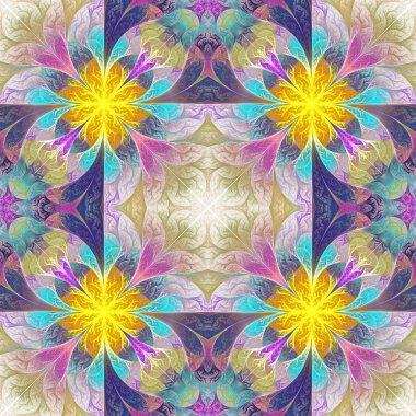 Fraktal tasarım güzel desen. Yaratıcı tasarım için resimler