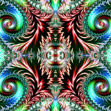 Spiral desenli çok renkli arka plan. Yaratıcı sanat