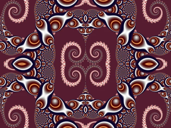 Hermoso fondo con patrón espiral. Palet vinoso y gris — Foto de Stock