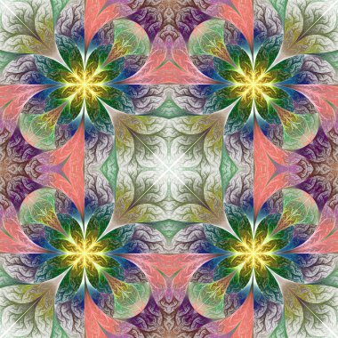 Fraktal tasarım güzel desen. Yaratıcı tasarım için resimler