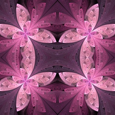 Vitray pencere stili güzel simetrik desen. PIN