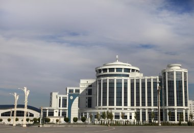 Aşgabat, Türkmenistan - 20 Ekim 2015. Karmaşık bir parçası 