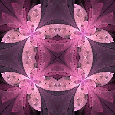 Vitray pencere stili güzel simetrik desen. PIN