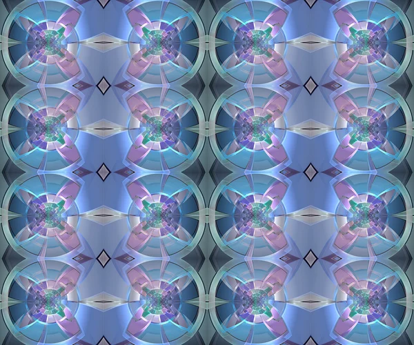 Patrón geométrico fractal. Gráficos generados por computadora. Obra de arte —  Fotos de Stock