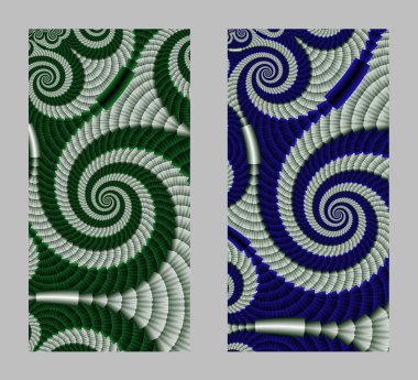 Cep telefonu kapağında fraktal tasarımlı güzel desenler var.