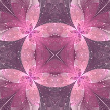 Vitray pencere stili güzel simetrik desen. Sen