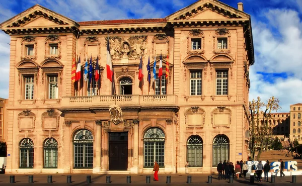 FRANÇA, MARSEILLE - 19 de outubro de 2015: A prefeitura de Marselha . — Fotografia de Stock