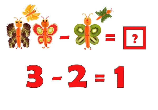 Illustration of Education Mathematics for Preschool Children. Th h — Photo