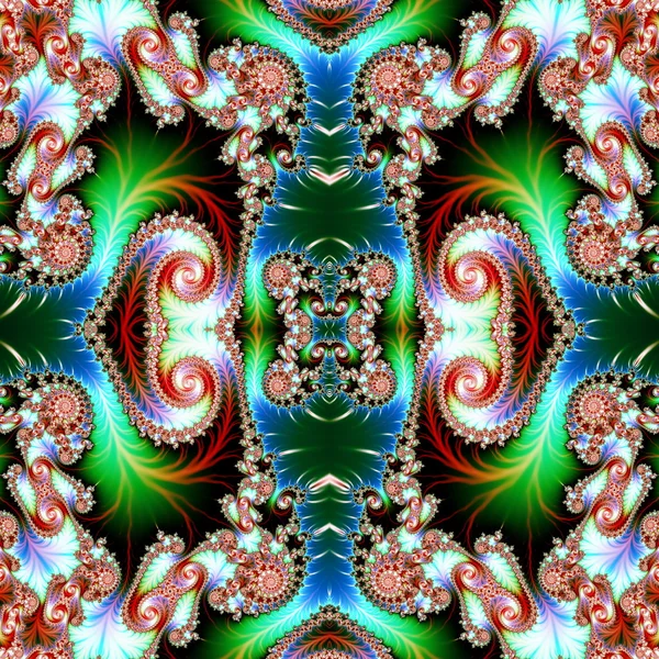 Fundo multicolorido com padrão espiral. Colecção - Orient — Fotografia de Stock