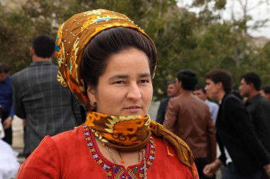 Kov-Ata, Türkmenistan-18 Ekim: Kimliği belirsiz olarak portresi