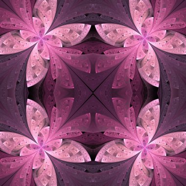 Vitray pencere stili güzel simetrik desen. PIN