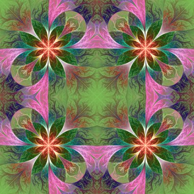 Fraktal tasarım güzel desen. Yaratıcı tasarım için resimler