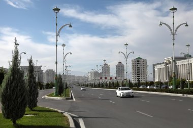 Aşkabat, Türkmenistan - 20 Ekim 2015: Spor co parçası