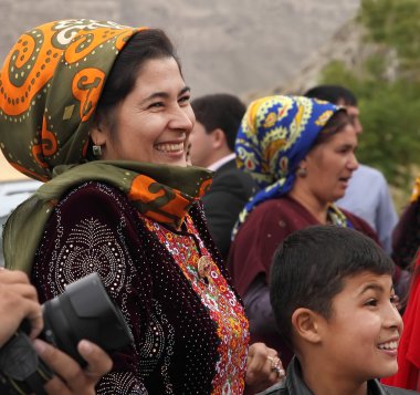 Kov-Ata, Türkmenistan-18 Ekim: Kimliği belirsiz olarak portresi